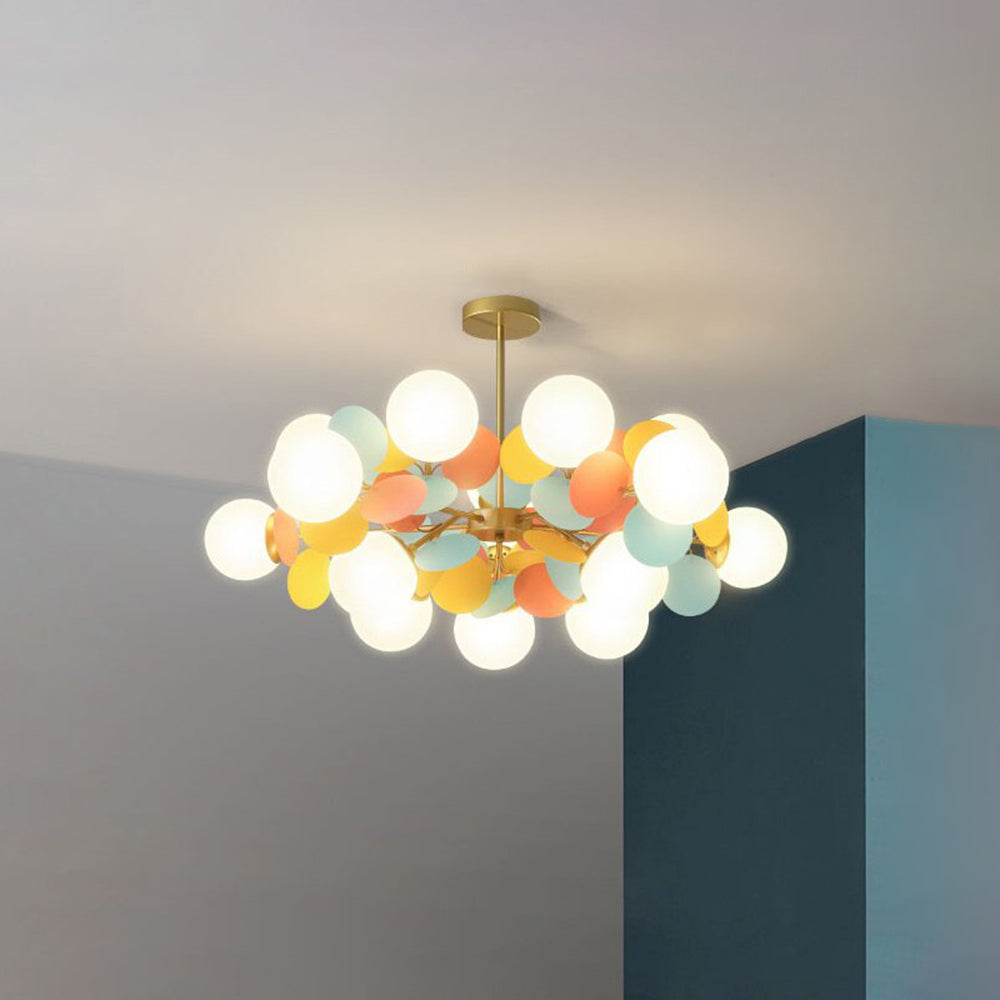 Faldenley Glass Chandelier-Moonnatur