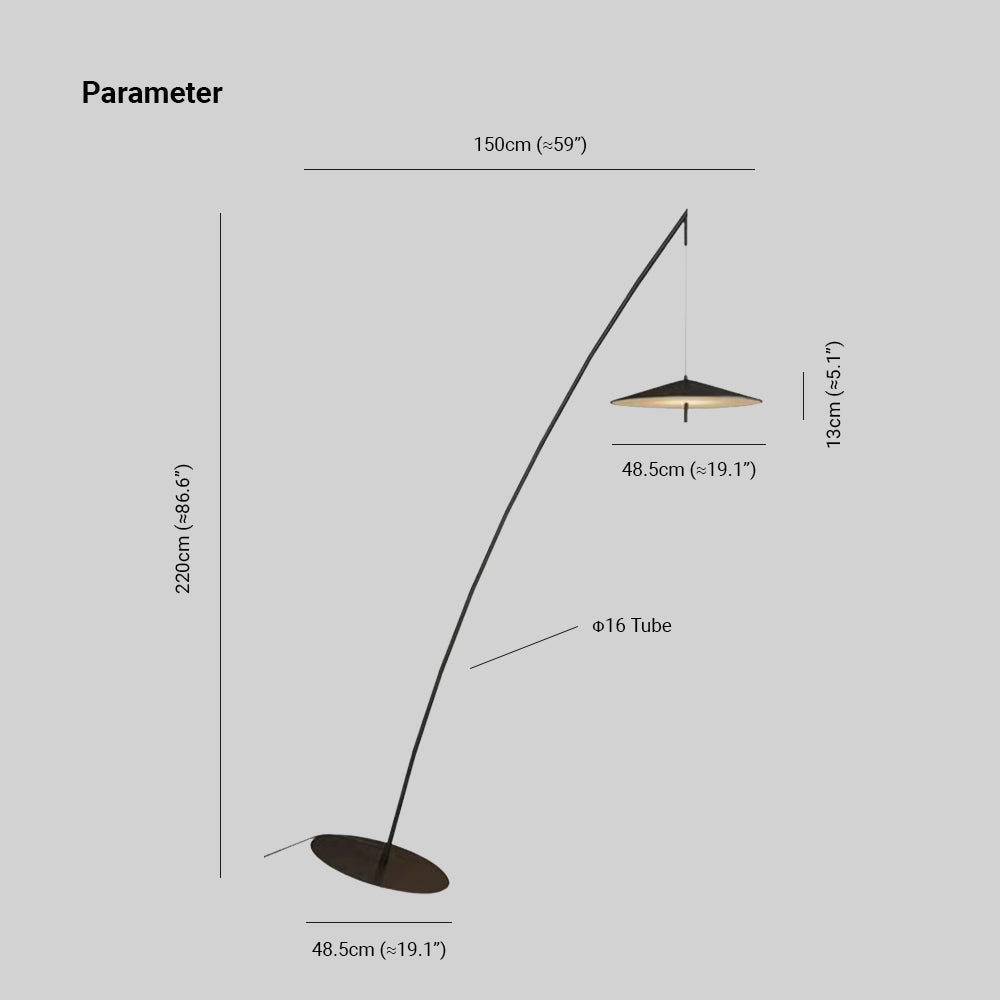Nardenevia Metal Floor Lamp-Moonnatur