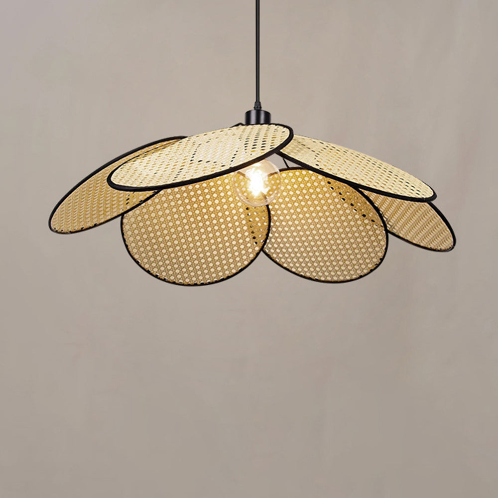 Norrelvale Rattan Pendant Light-Moonnatur