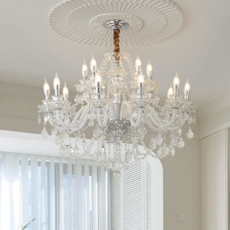 Lathenaria Crystal Chandelier-Moonnatur