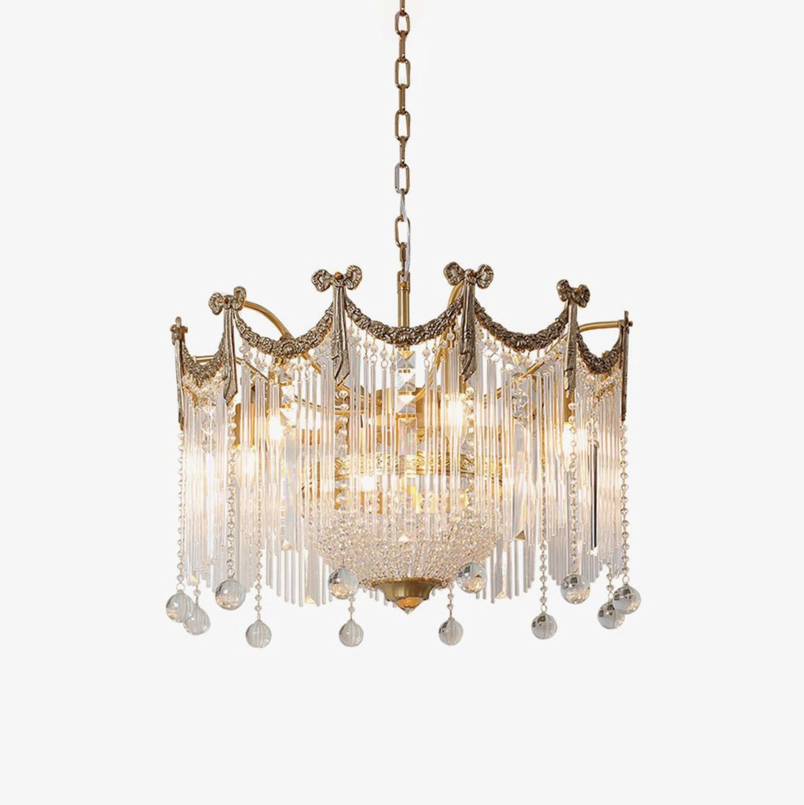 Yunaria Glass Chandelier-Moonnatur