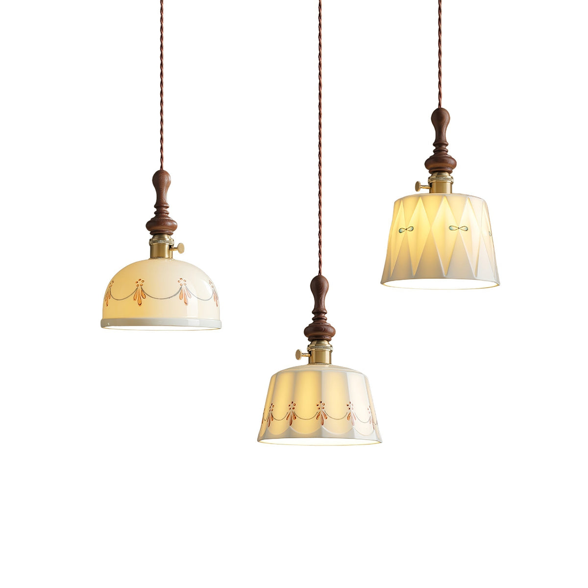 Darnelelle Ceramic Pendant Light-Moonnatur