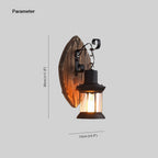 Wilveniel Pine Wood Wall Light-Moonnatur