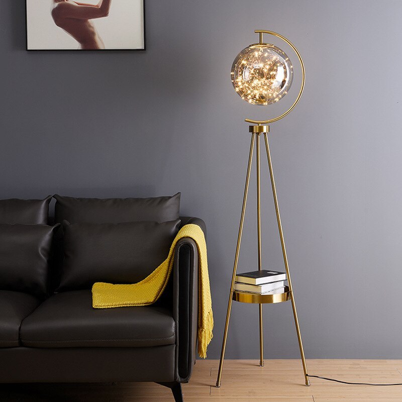 Keldelelia Metal Floor Lamp-Moonnatur