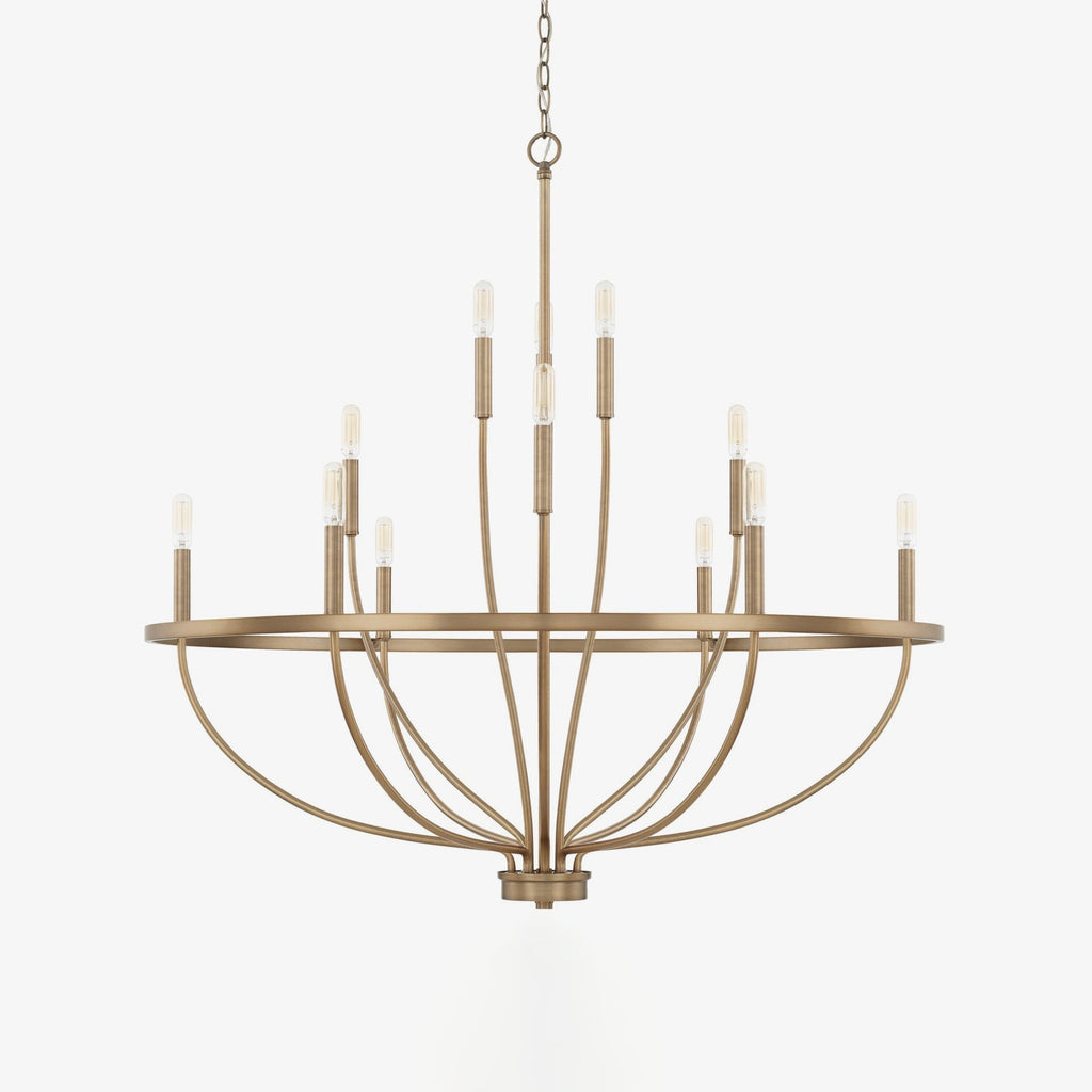 Talenara Fabric Chandelier-Moonnatur