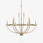 Talenara Fabric Chandelier-Moonnatur