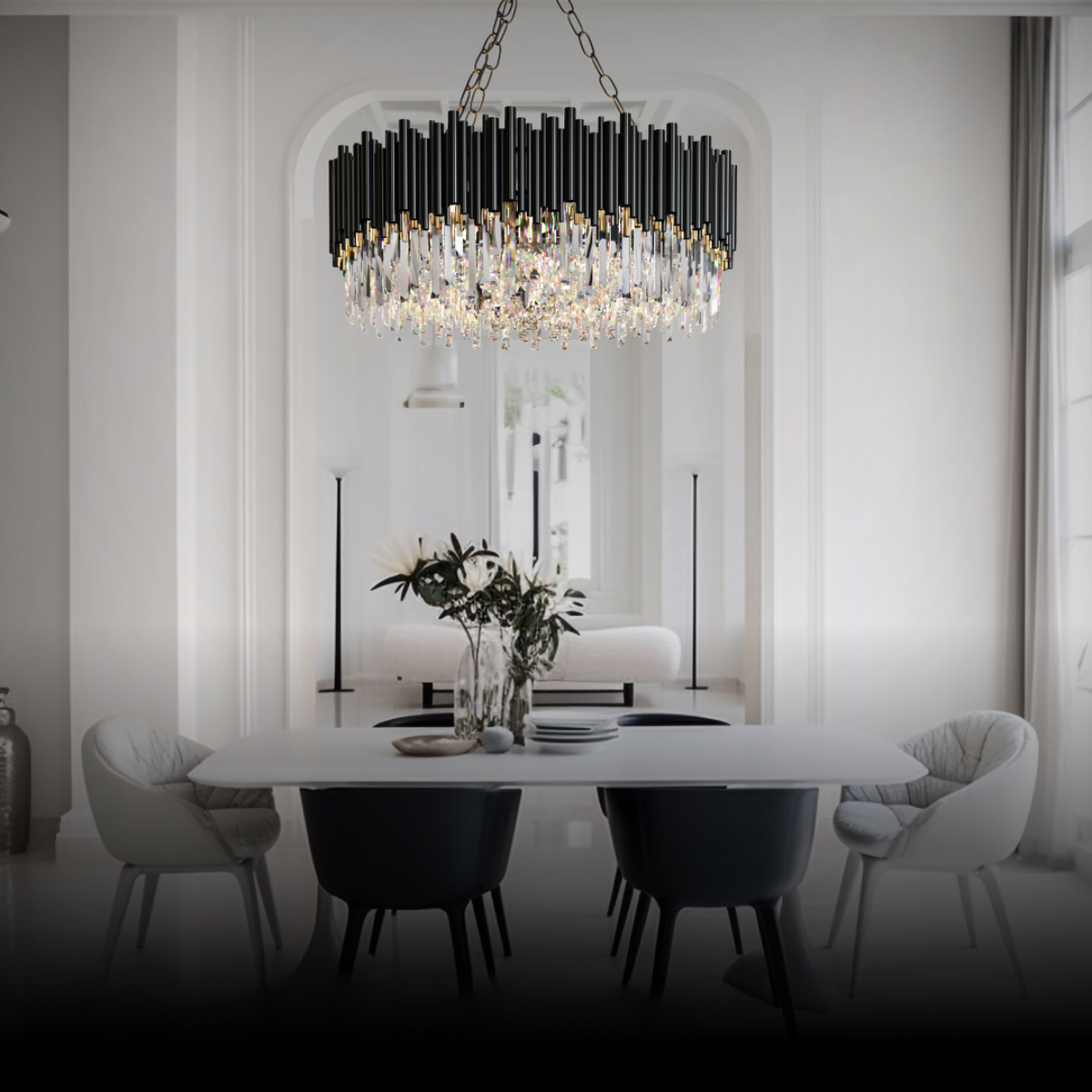 Fendelhaven Crystal Chandelier-Moonnatur