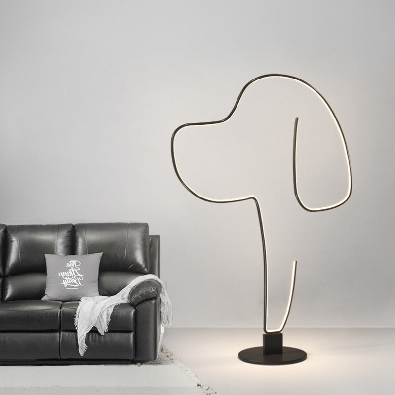 Aberaria Acrylic Floor Lamp-Moonnatur
