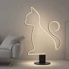 Aberaria Acrylic Floor Lamp-Moonnatur