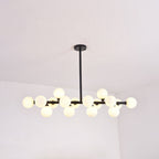 Lathenora Glass Chandelier-Moonnatur