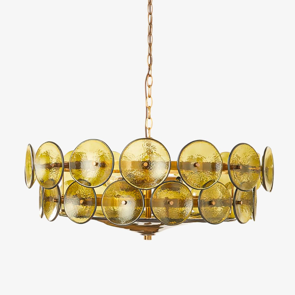 Iveria Glass Chandelier-Moonnatur