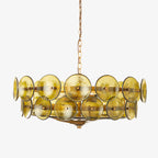 Iveria Glass Chandelier-Moonnatur
