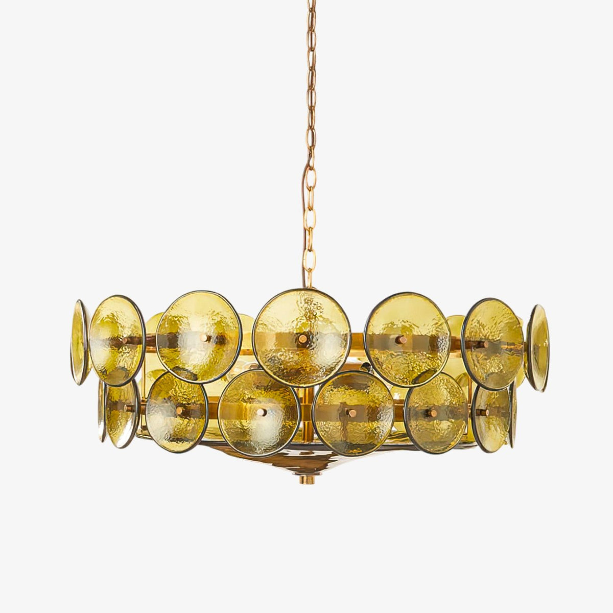 Iveria Glass Chandelier-Moonnatur