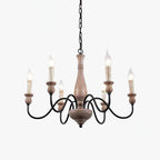 Astereth Wood Chandelier-Moonnatur