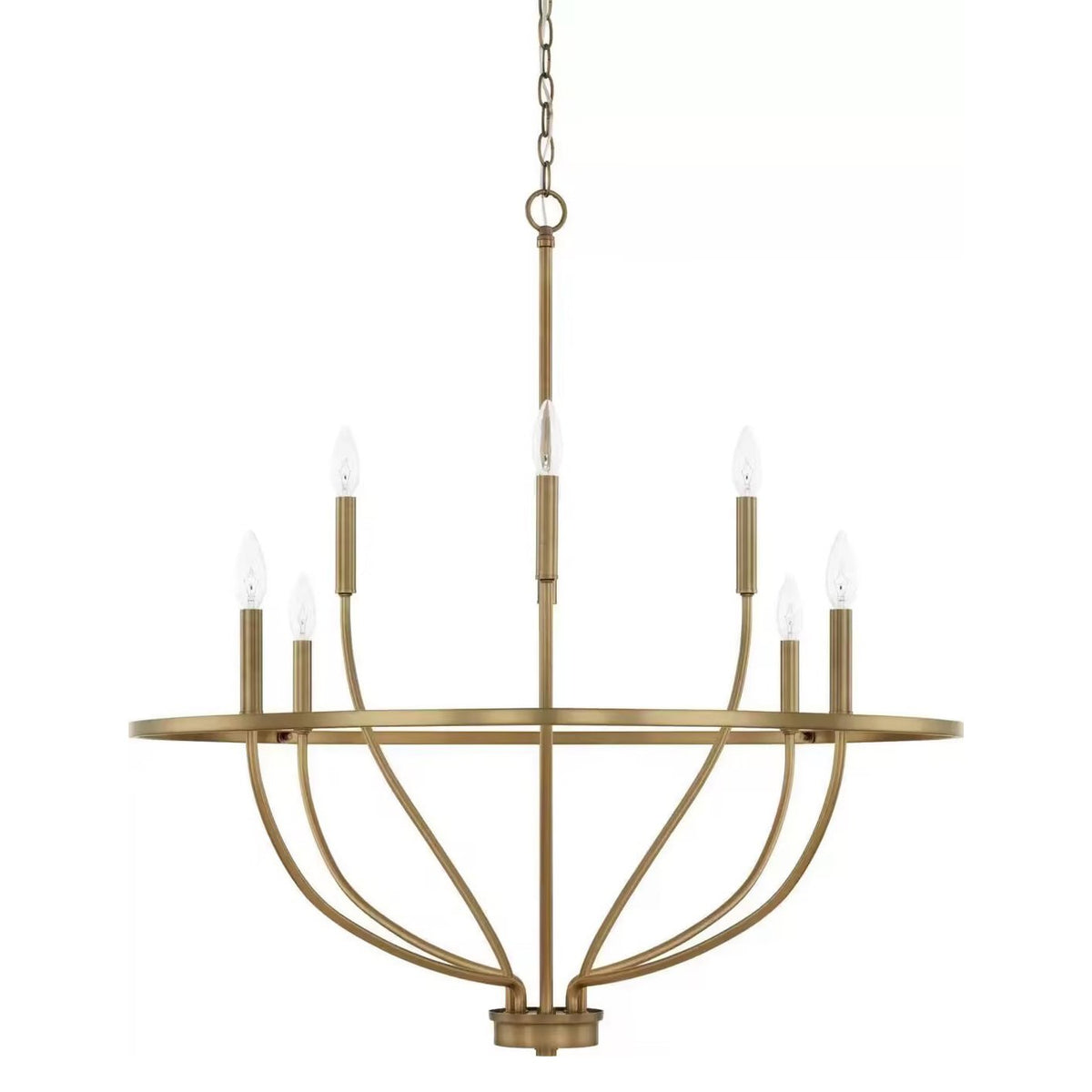 Talenara Fabric Chandelier-Moonnatur