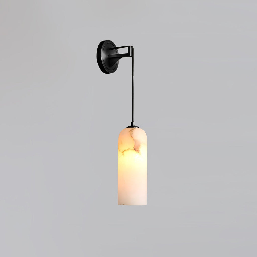 Lorrengrove Alabaster Wall Light-Moonnatur