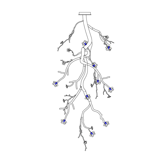 Verrenella Ceramic Chandelier-Moonnatur