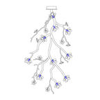 Verrenella Ceramic Chandelier-Moonnatur