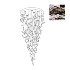 Vardenelle Glass Chandelier-Moonnatur