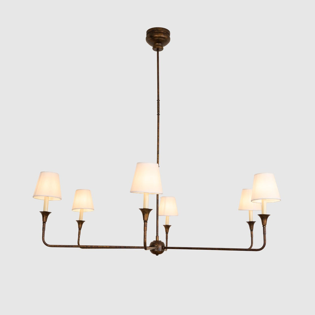 Jurelle Fabric Chandelier-Moonnatur