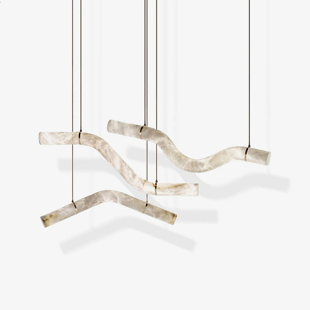 Torrenevia Alabaster Pendant Light-Moonnatur