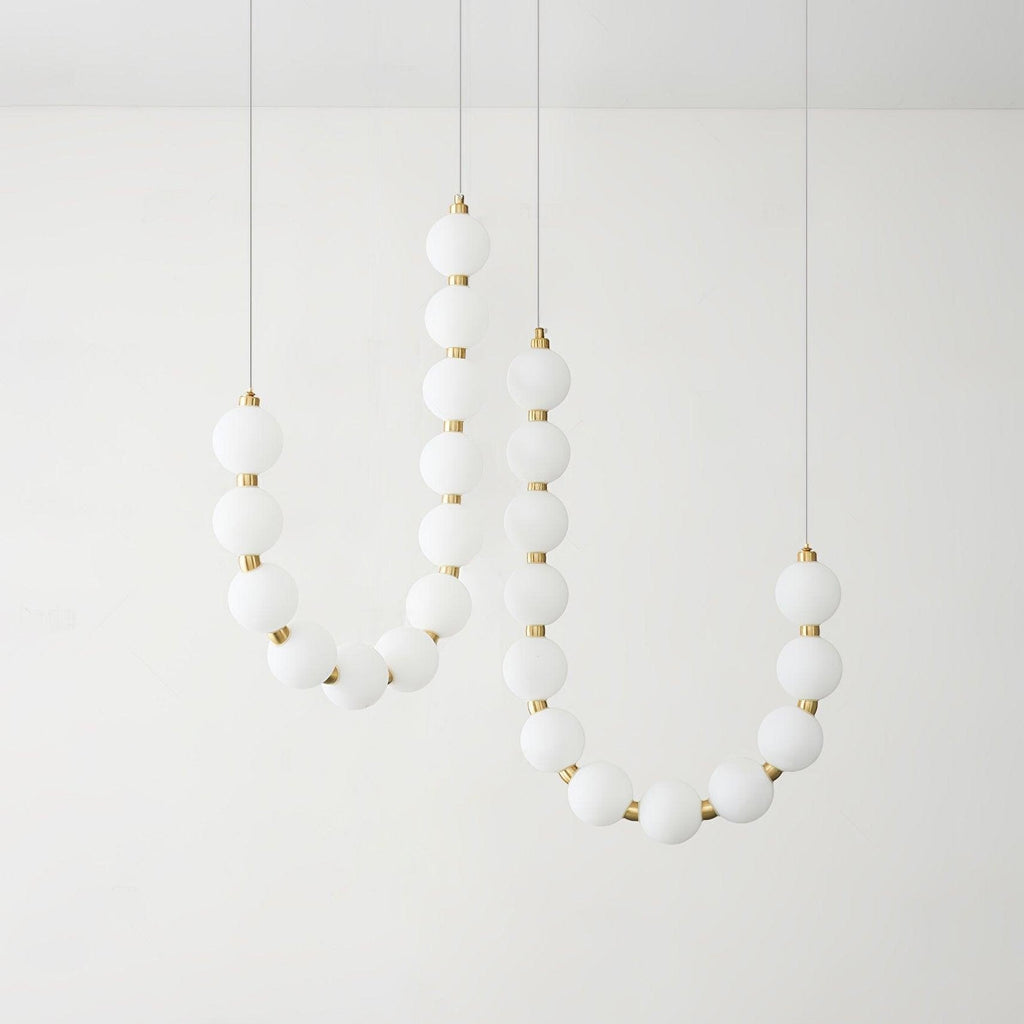 Qaline Acrylic Chandelier-Moonnatur