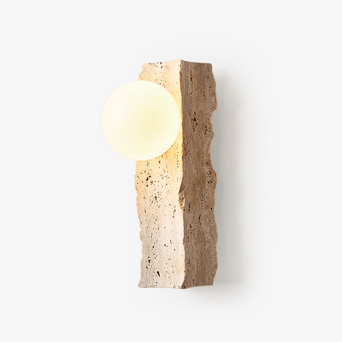 Erlenwynne Travertine Wall Light-Moonnatur