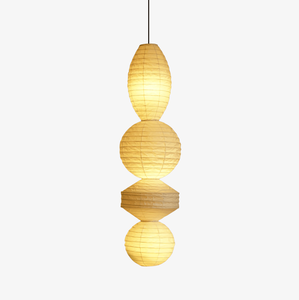 Yardenora Paper Pendant Light-Moonnatur