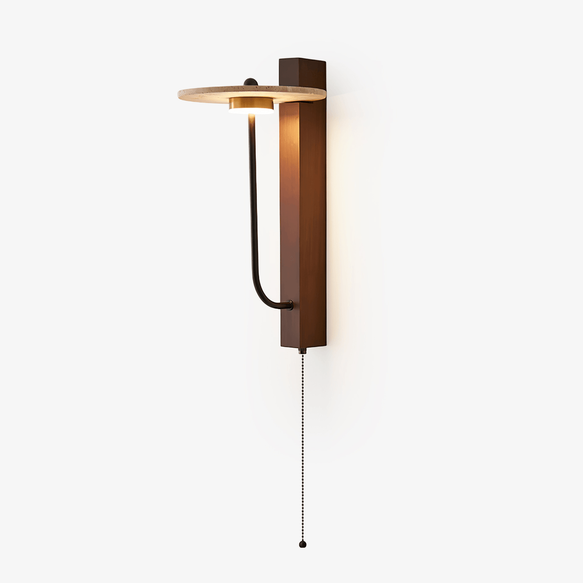 Bryneth Travertine Wall Light-Moonnatur