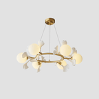 Galeniel Ceramic Chandelier-Moonnatur