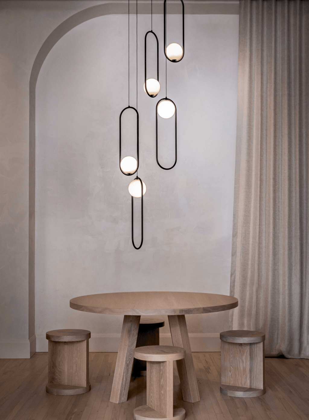 Wrenaria Glass Chandelier-Moonnatur