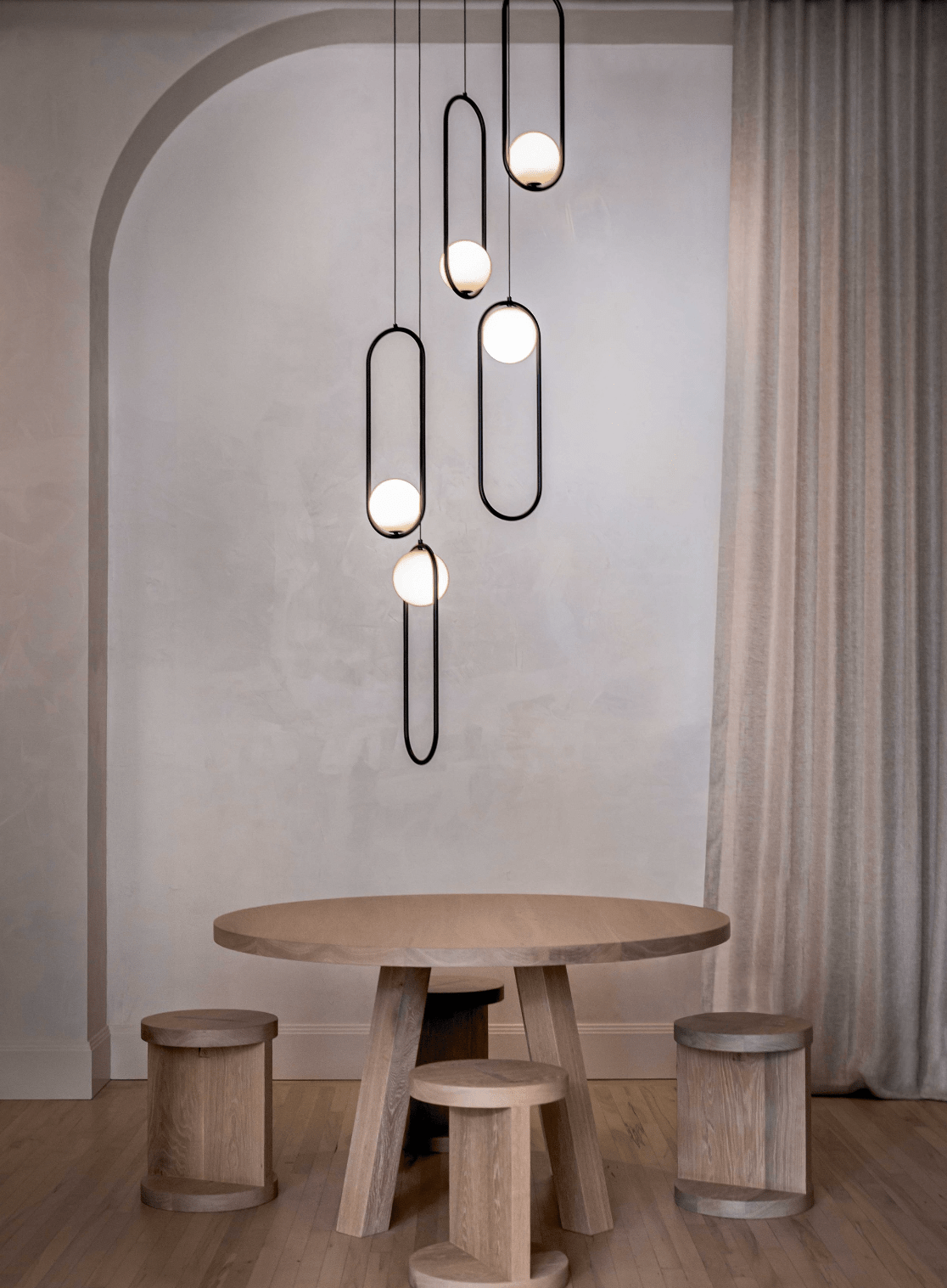 Wrenaria Glass Chandelier-Moonnatur