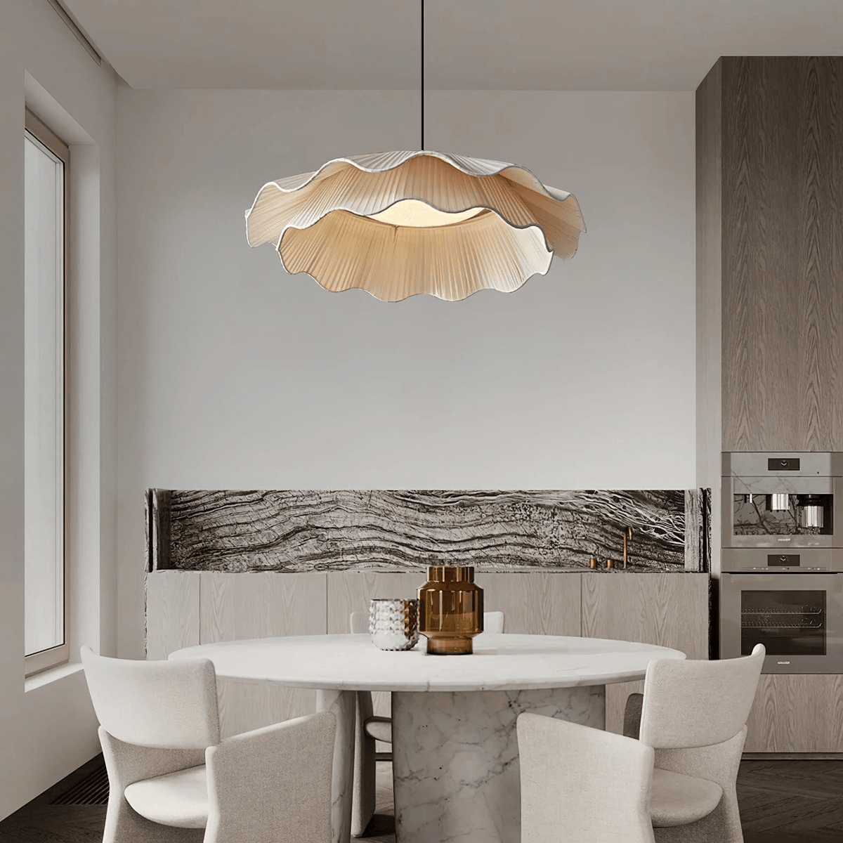 Glenlyn Fabric Pendant Light-Moonnatur