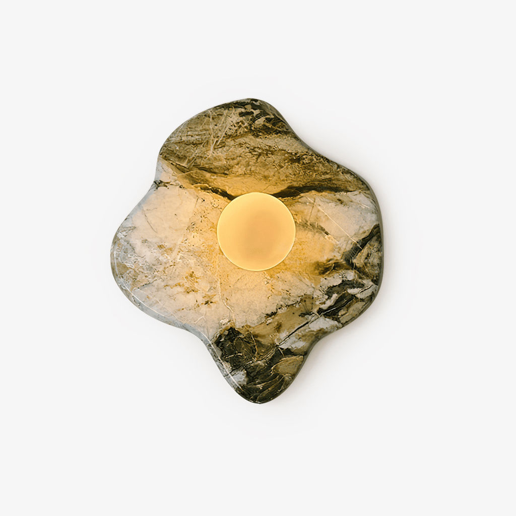 Seldenara Marble Wall Light-Moonnatur
