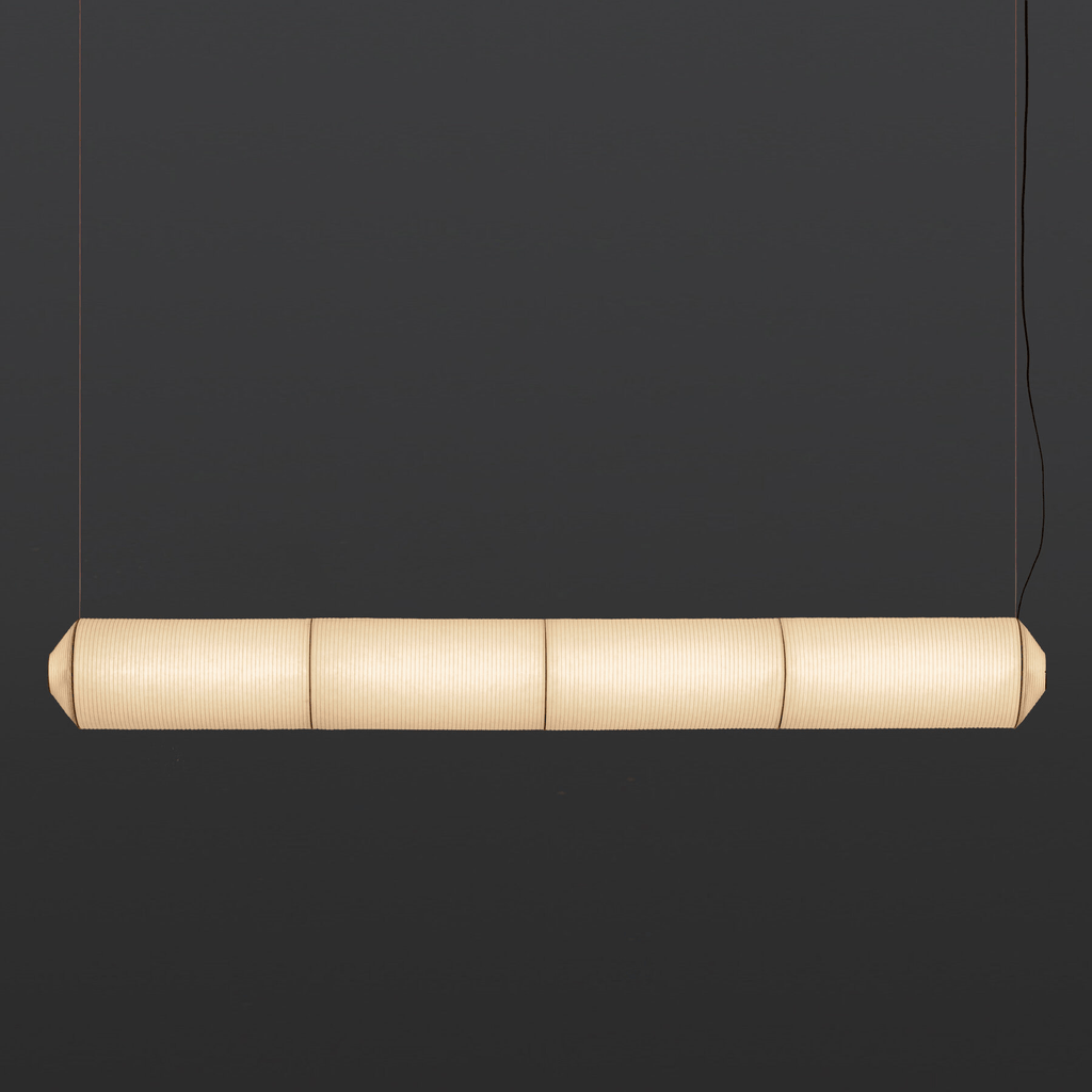 Lavinelle Mulberry Silk Pendant Light-Moonnatur