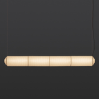 Lavinelle Mulberry Silk Pendant Light-Moonnatur