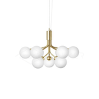 Ivorette Glass Chandelier-Moonnatur