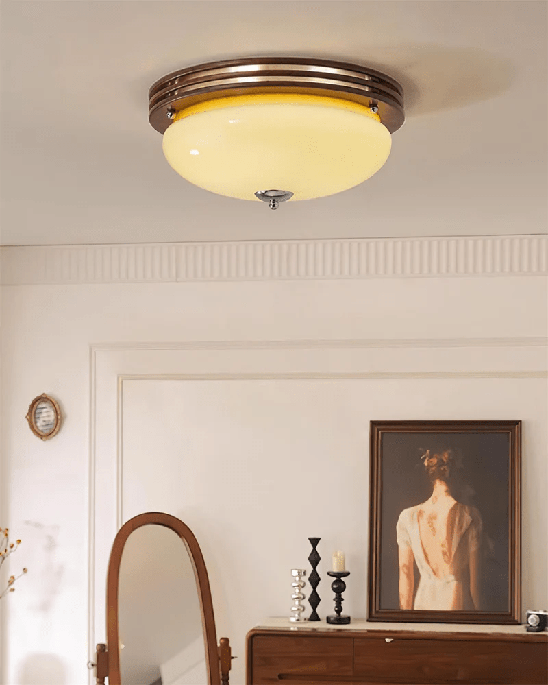 Salora Glass Ceiling Light-Moonnatur