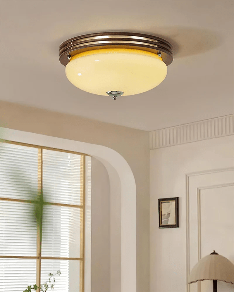 Salora Glass Ceiling Light-Moonnatur