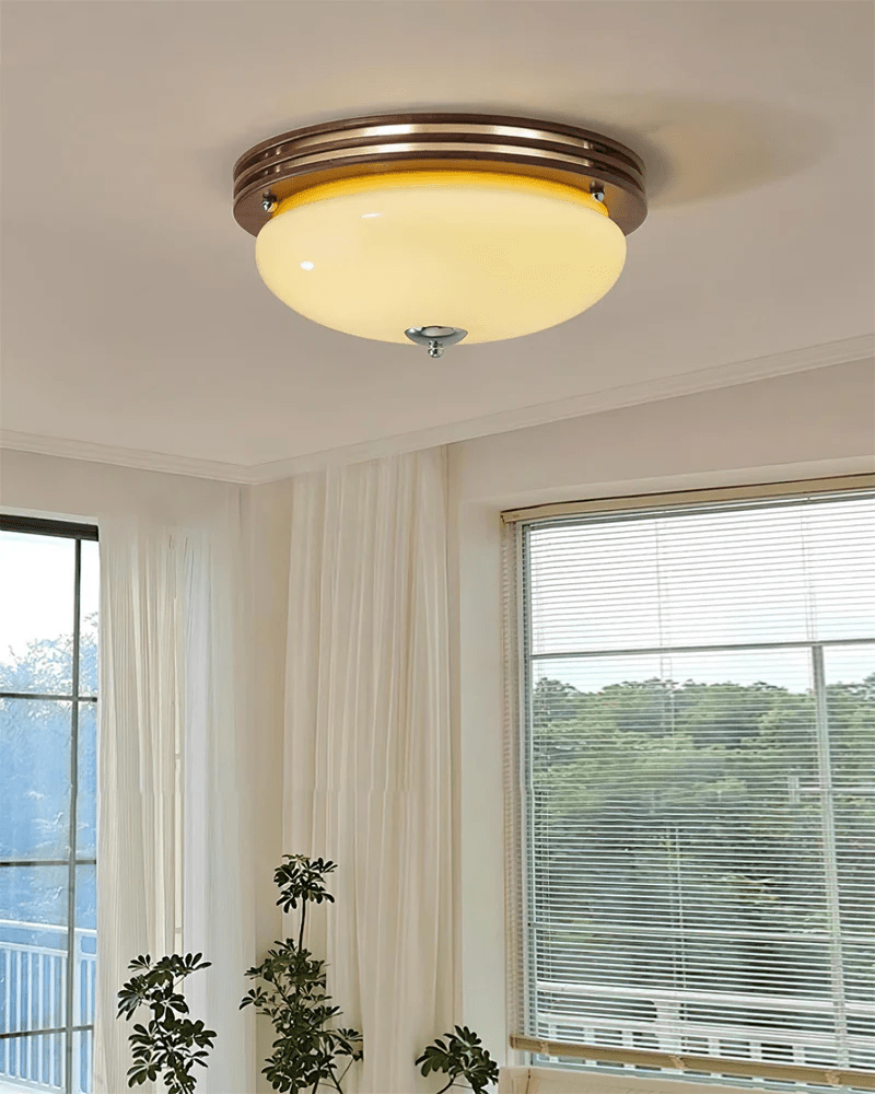 Salora Glass Ceiling Light-Moonnatur