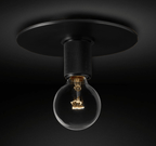 Hresora Glass Ceiling Light-Moonnatur
