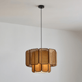 Oveleth Rattan Pendant Light-Moonnatur