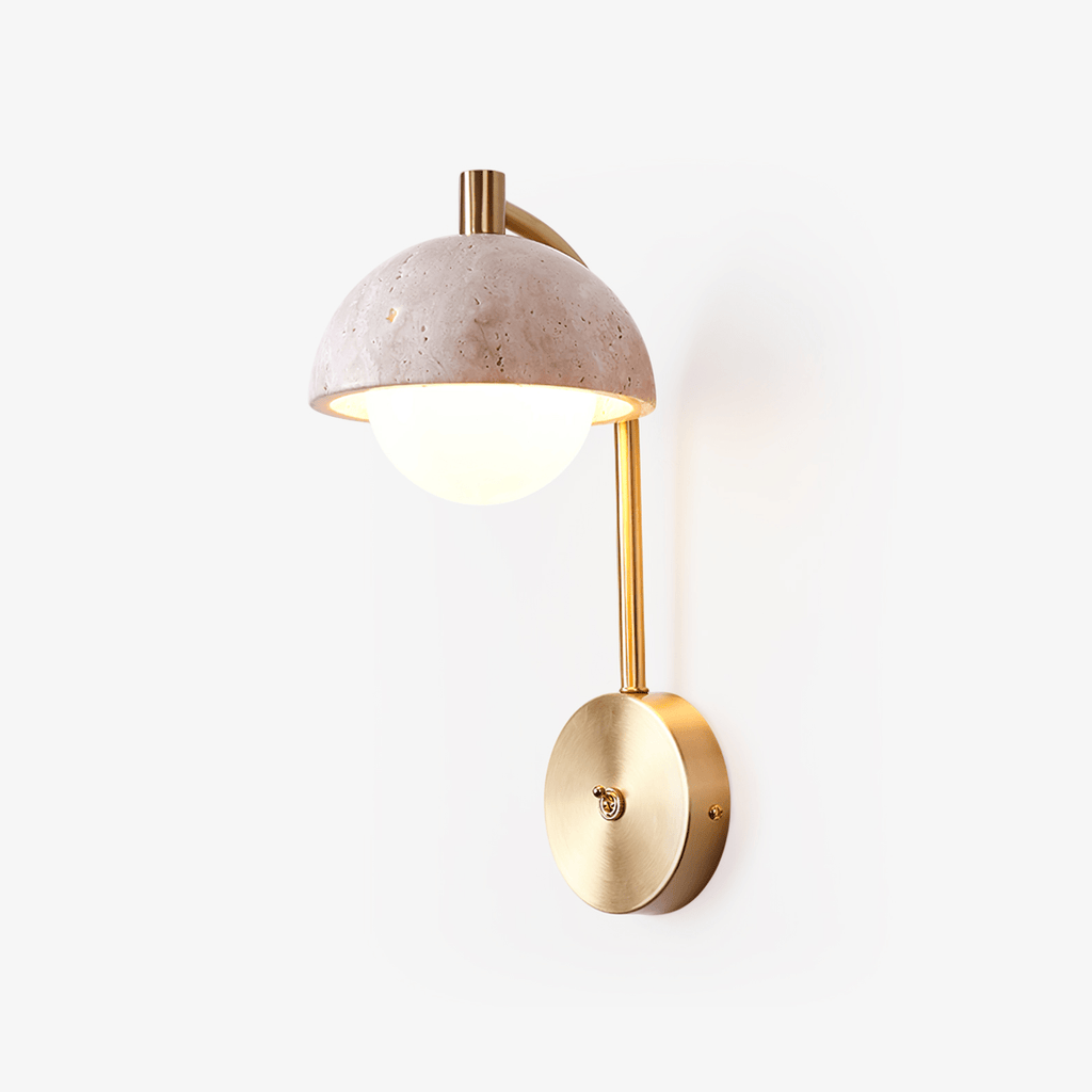 Glenelle Travertine Wall Light-Moonnatur