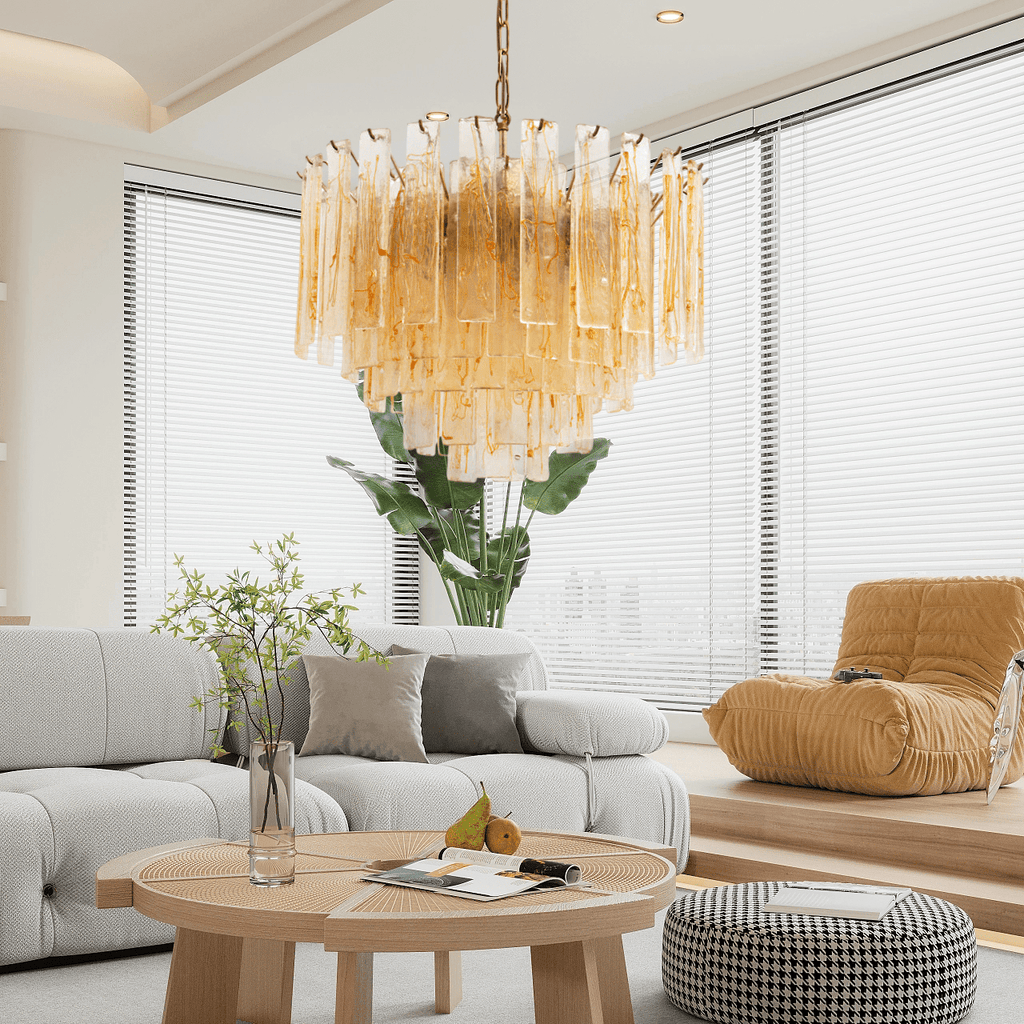 Rildenlyn Glass Chandelier-Moonnatur