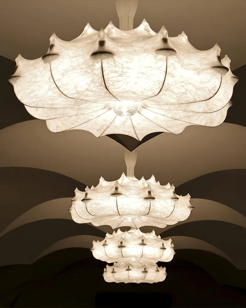 Avonenna Cocoon Silk Pendant Light-Moonnatur