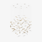 Torina Glass Pendant Light-Moonnatur