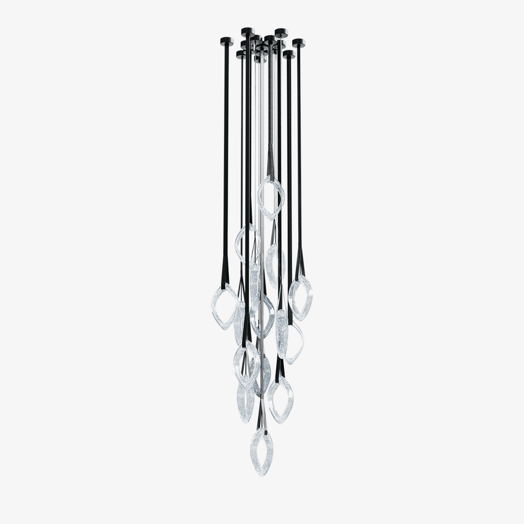 Tirelle Glass Chandelier-Moonnatur