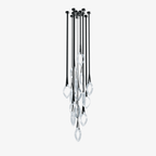 Tirelle Glass Chandelier-Moonnatur