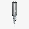 Tirelle Glass Chandelier-Moonnatur