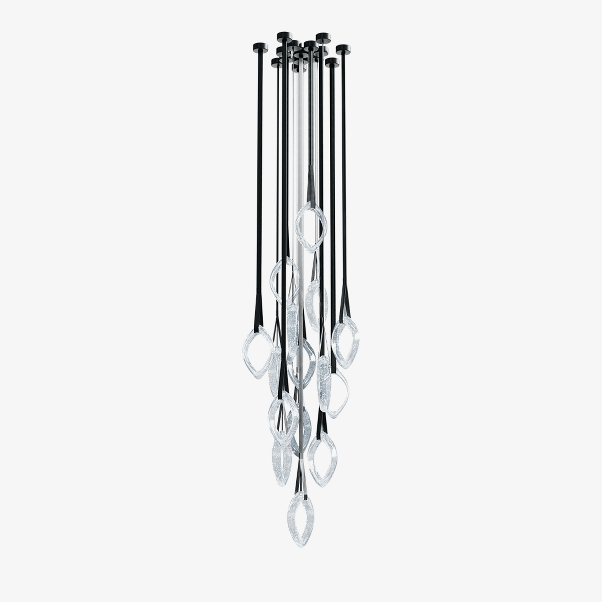 Tirelle Glass Chandelier-Moonnatur